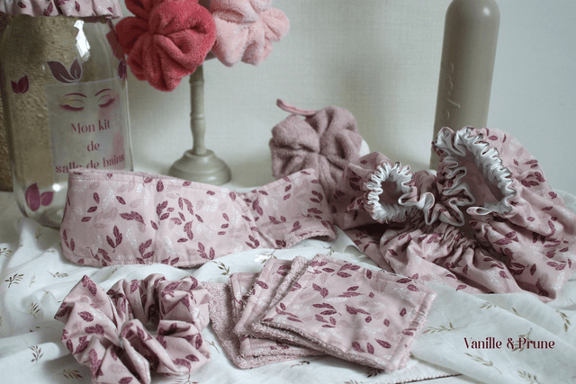 Kit Beauté zéro déchet parme et son bocal déco assorti offert !