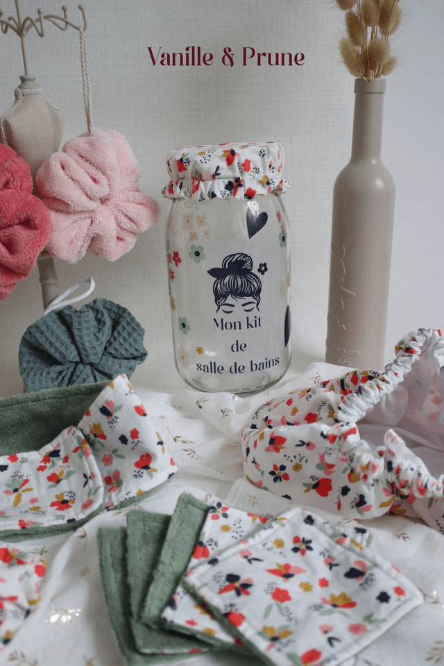 Kit Beauté zéro déchet printanier et son bocal déco assorti offert !
