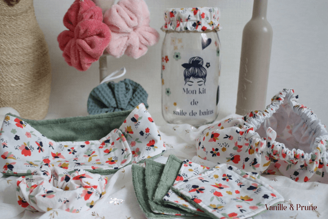 Kit Beauté zéro déchet printanier et son bocal déco assorti offert !