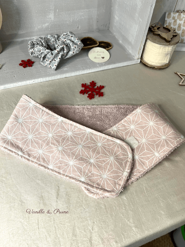Pack beauté bandeau, Lingettes lavables, filet assorti et pochon bijoux